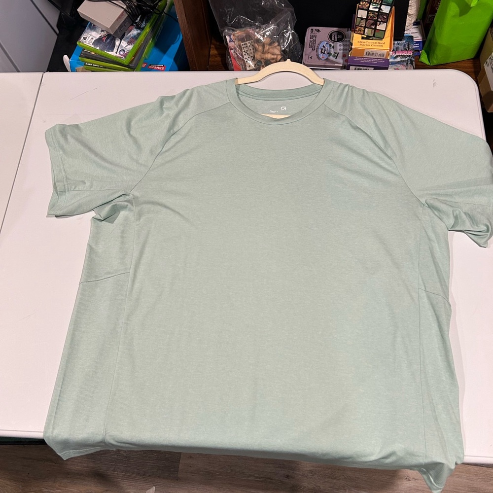 GAP Men's Mint Green Short Sleeve Tee, XXL